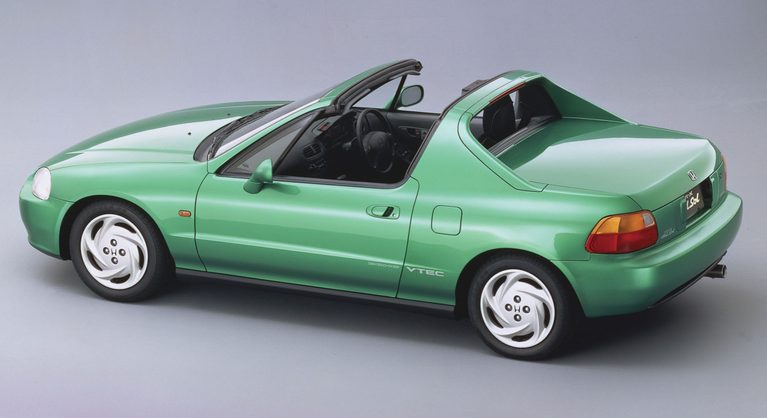 3代目 ＣＲ-Ｘデルソル（横）｜【名車の光と影】時代に抗う“変身”は正解だったのか？ 軽量スポーツの異端児『ホンダCR-X＆CR-Z』