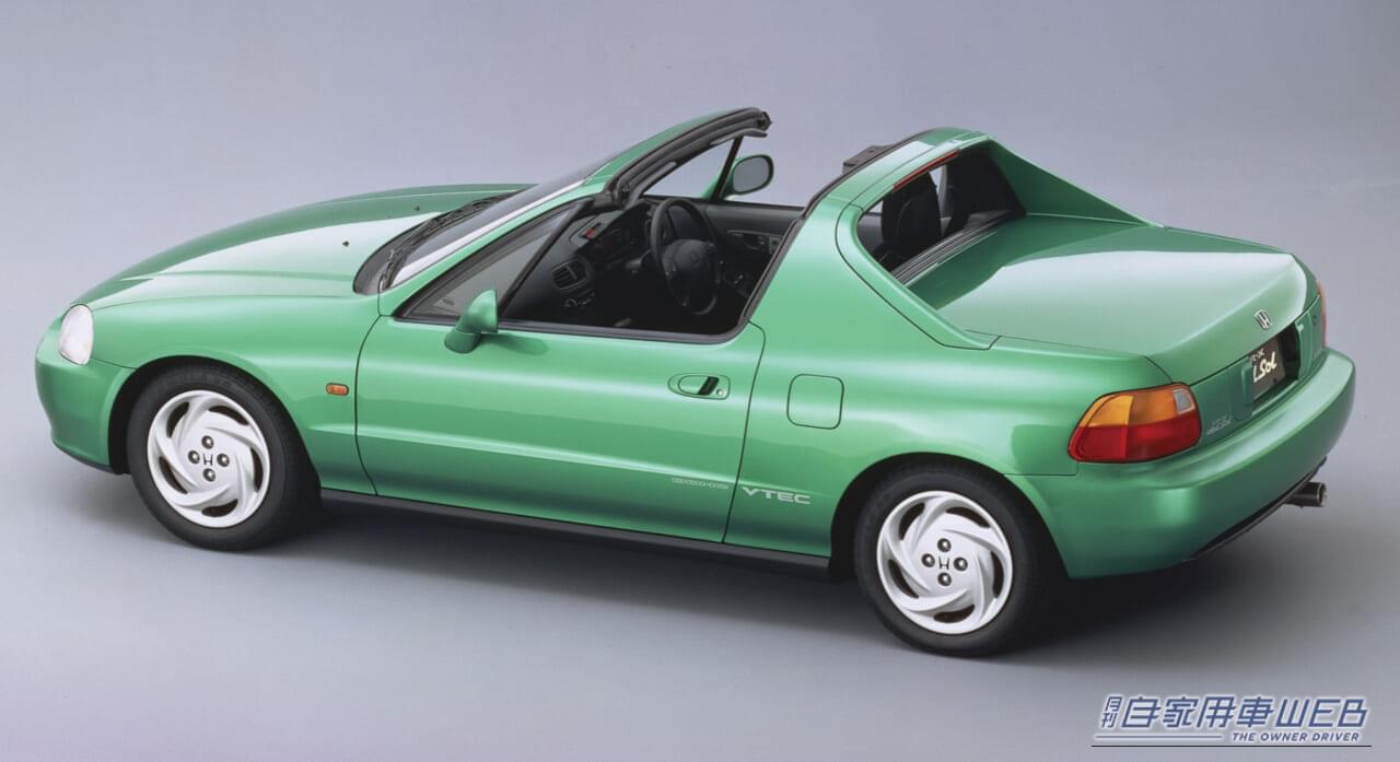 3代目 CR-Xデルソル(横)|【名車の光と影】時代に抗う“変身”は正解だったのか? 軽量スポーツの異端児『ホンダCR-X&CR-Z』