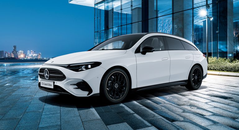 メルセデスベンツ新型CLAシューティングブレークに、導入記念モデルが登場【人気の「AMGラインプラス」「ナイトパッケージ」を特別装備】