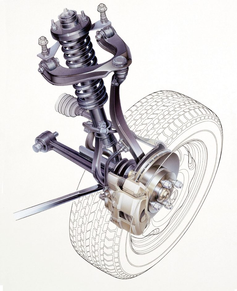 2代目CR-X (前サスペンション)|【名車の光と影】時代に抗う“変身”は正解だったのか? 軽量スポーツの異端児『ホンダCR-X&CR-Z』
