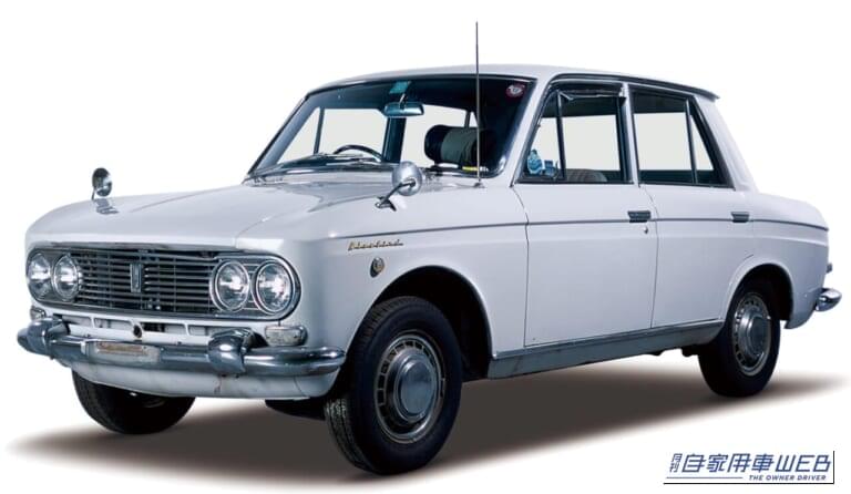 2代目 ダットサン・ブルーバード（410型）｜「国産車のデザインを根底から変えた…」時代を先取ったスーパーソニックラインが印象的な60年前の日産車。海外でも評価が高かった大ヒットモデル［ダットサン・ブルーバード（510型）］