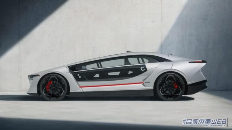 エグゾボットセダン 外観｜サウジ発の新型EV「EXOBOT」登場！ 1111馬力・1500Nmで0-100km/h加速2.1秒、全長5.26mの超大型セダン