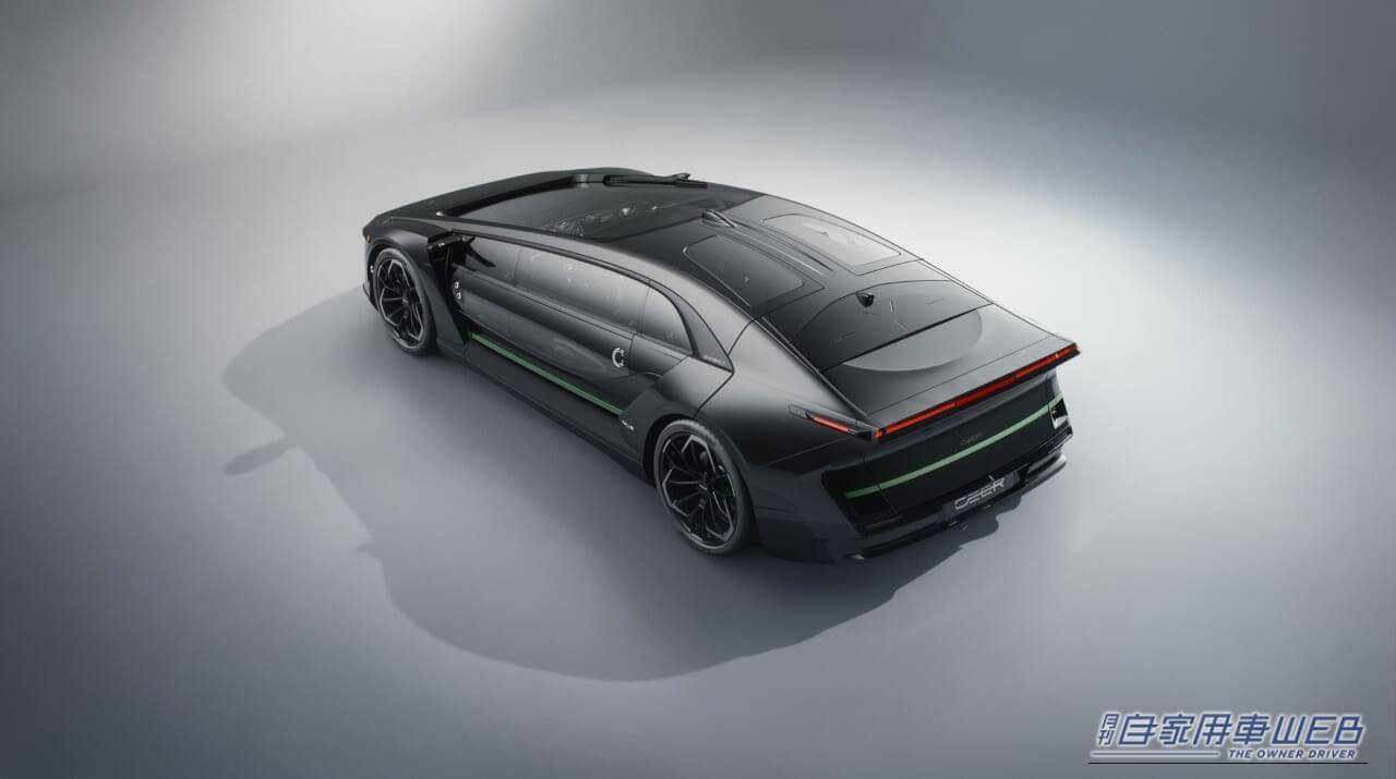 |サウジ発の新型EV「EXOBOT」登場! 1111馬力・1500Nmで0-100km/h加速2.1秒、全長5.26mの超大型セダン