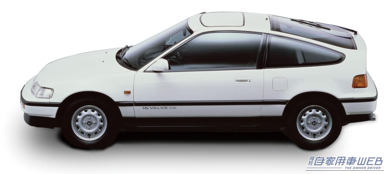 ２代目CR-X （横）｜【名車の光と影】時代に抗う“変身”は正解だったのか？ 軽量スポーツの異端児『ホンダCR-X＆CR-Z』