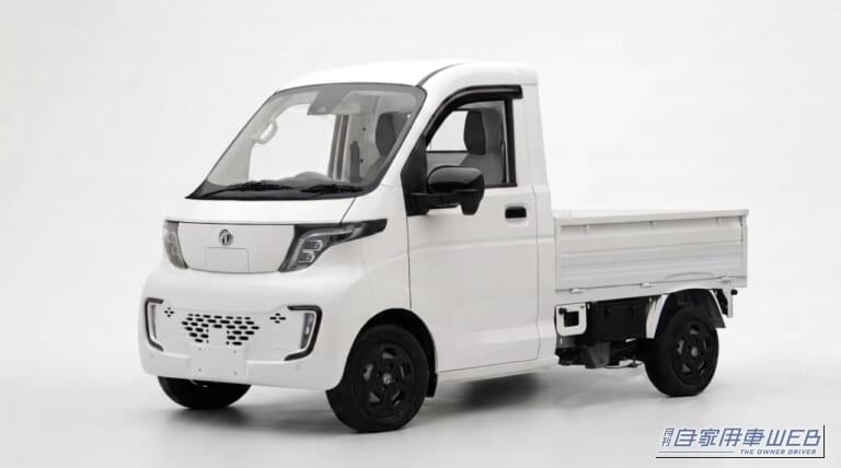 商用EV「FKT」｜「1km約3円⁉」軽トラなのに225km走行＋最大350kg積載のEV「FKT」登場、100V電源も標準装備