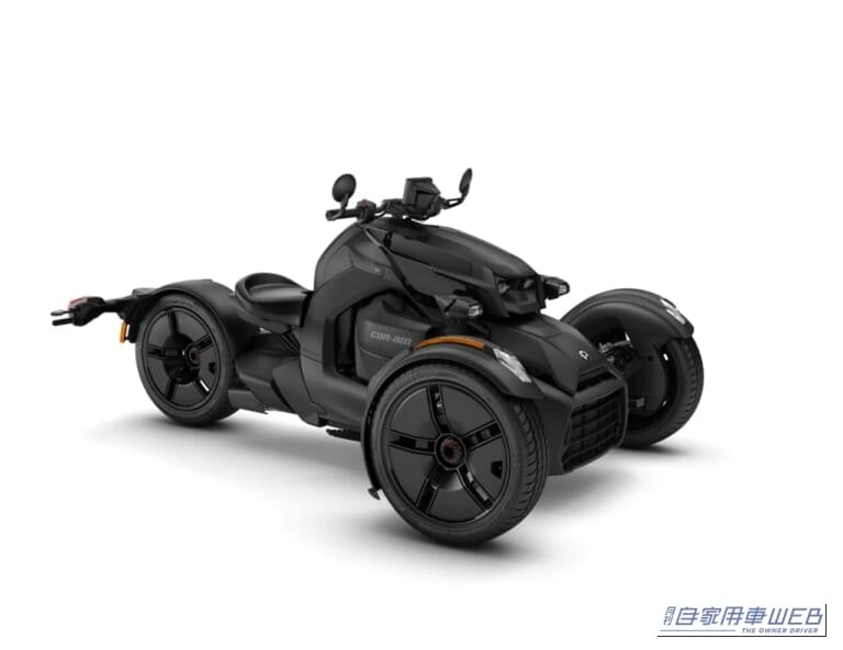 Ryker 900 ACE 6 ブラック｜「187万円～」「前2輪・後1輪」AT普通免許でツーリングが楽しめる!? 3輪「Can-Am」新型Rykerなど2027年モデル7車種を発表