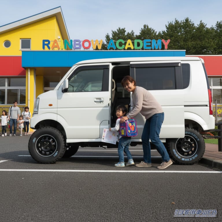利用イメージ画像|「水害対策」を意識した“2階建て”軽バン⁉ 車内+屋根上で空間を拡張する「アゲバンGUARDIAN」車中泊&防災仕様