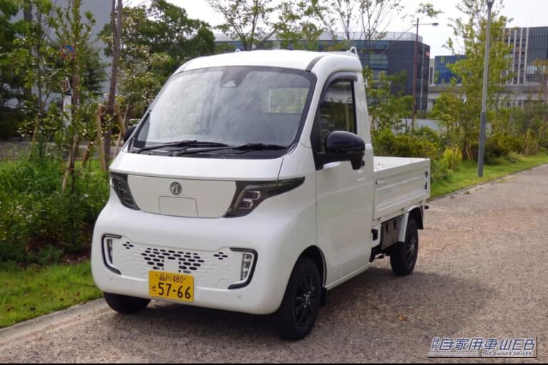 「1km約3円⁉」軽トラなのに225km走行＋最大350kg積載のEV「FKT」登場、100V電源も標準装備