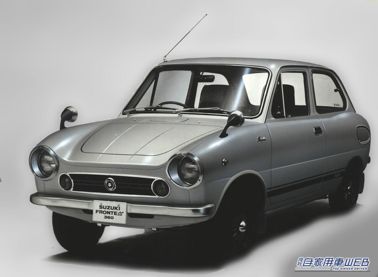 1968年に発売となった、スズキのフロンテSS360｜「59年前の軽自動車とは思えない…」今見てもマジでカッコいい！ 斬新なデザインと革新の技術を採用し、当時大きな話題となったスズキの名車［フロンテ360（LC10）］を紹介