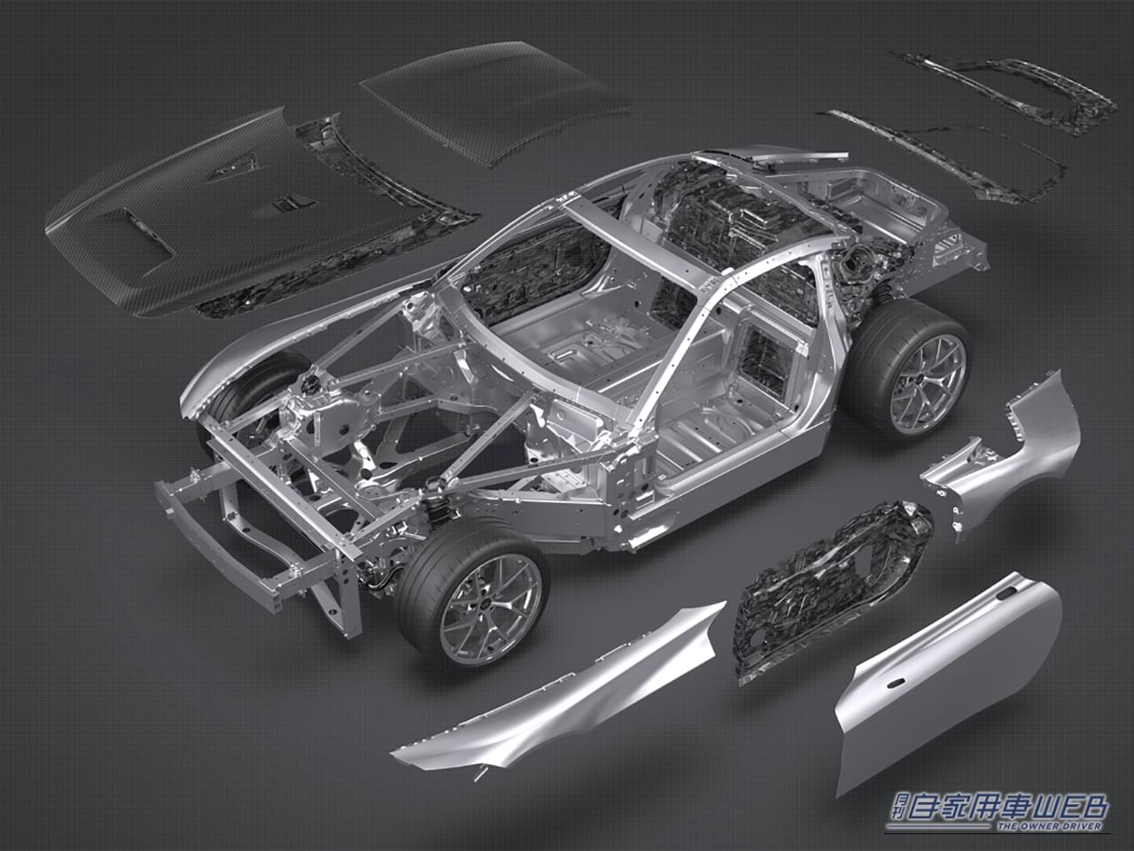 TOYOTA GR GT (PROTOTYPE) 車体｜【最新】GR GTが公道走行！ 2027年登場予定の実力を解説