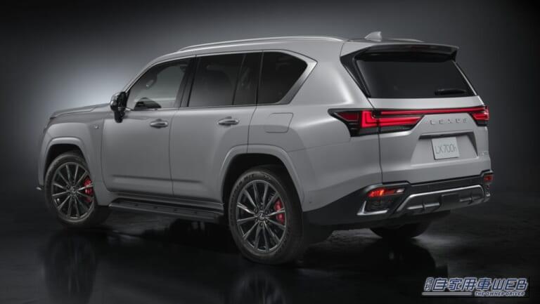 レクサスLX｜レクサス最高峰SUV「LX」が一部改良。ステアリングやサスペンションのチューニングを見直し、「F SPORT」を新たにラインアップ