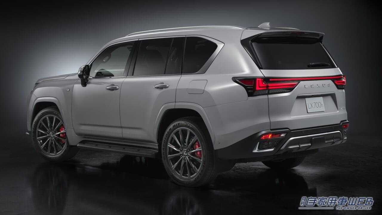 |レクサス最高峰SUV「LX」が一部改良。ステアリングやサスペンションのチューニングを見直し、「F SPORT」を新たにラインアップ