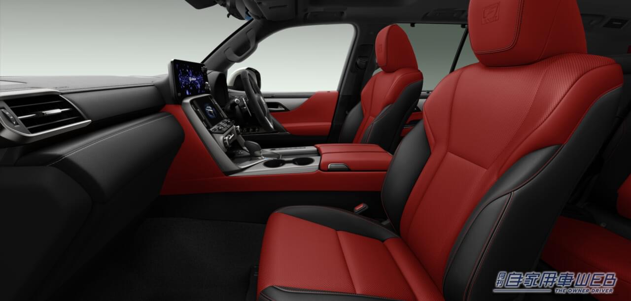 レクサスLX｜レクサス最高峰SUV「LX」が一部改良。ステアリングやサスペンションのチューニングを見直し、「F SPORT」を新たにラインアップ