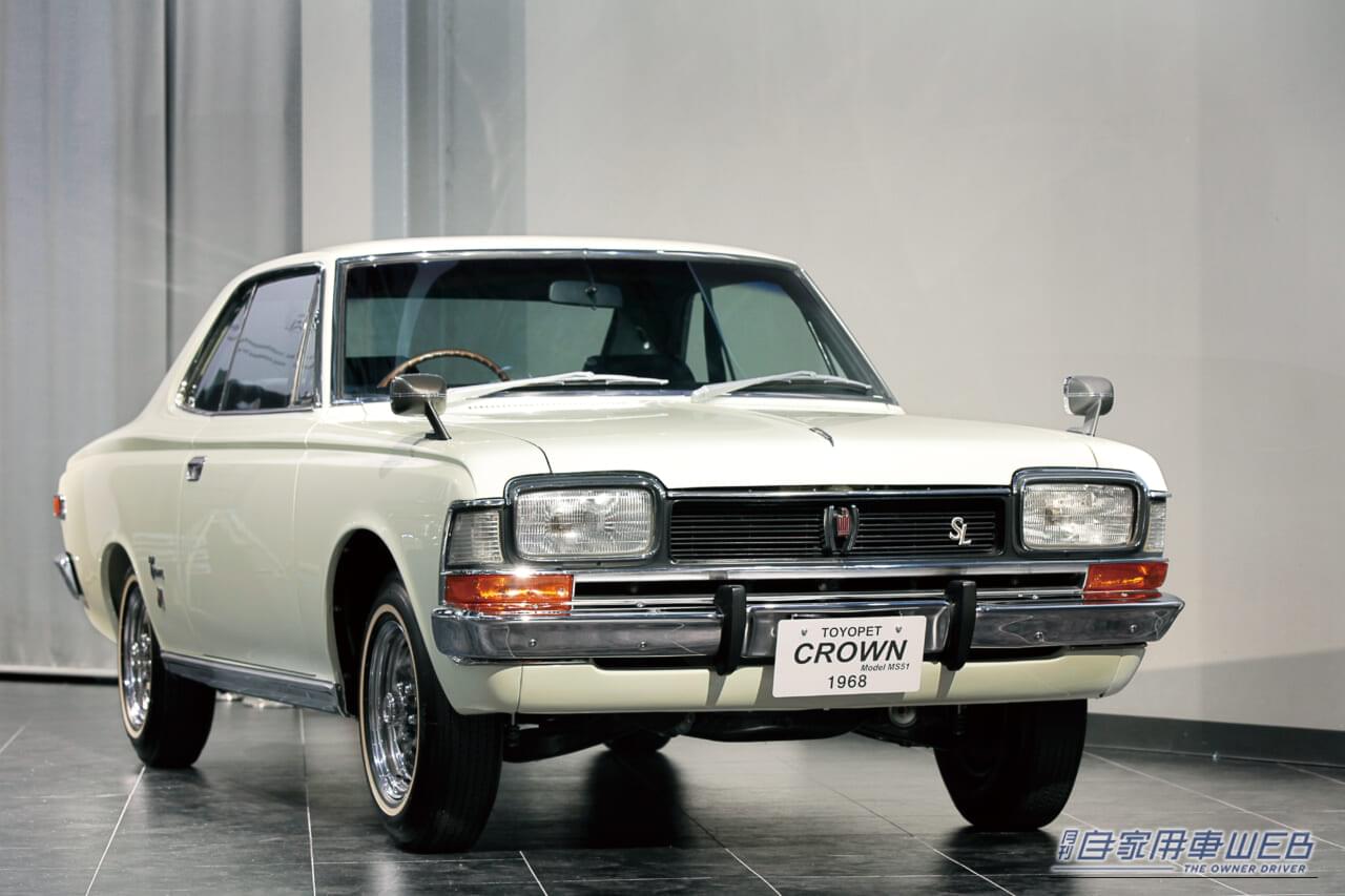 2ドアハードトップフロントフロントマスク｜「60年前に採用！ クラウンの礎を築いたペリメーターフレームとM型エンジン」白いクラウン・3代目（MS51系）が追い求めた“日本の美”
