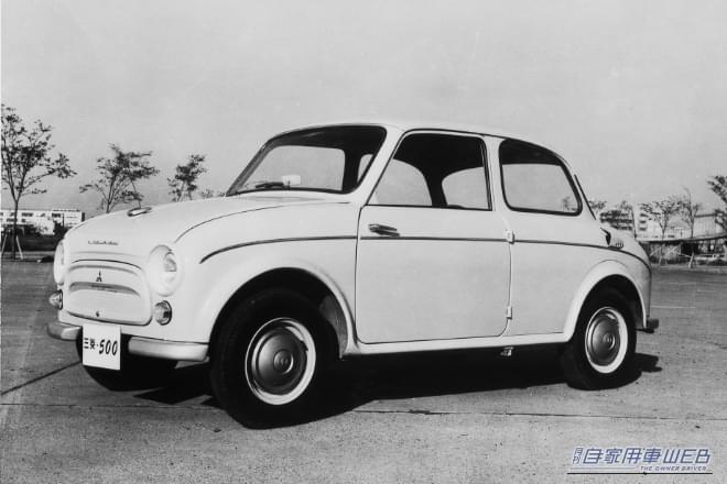 当時を物語る三菱500のスナップ｜「66年前の小型車に、このスペックはヤバすぎ！」ミツビシ初の自社開発乗用車は、ガチで凄いクルマだった【三菱500】