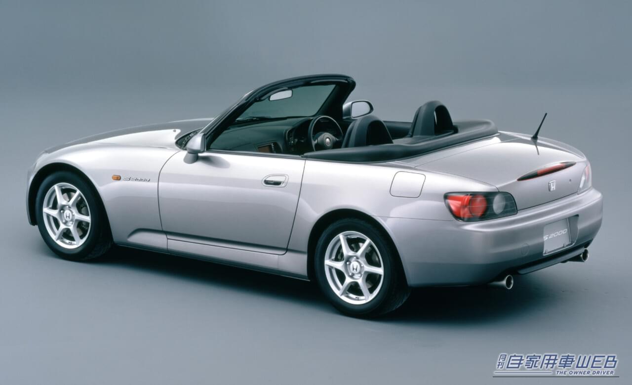 S2000 リア7:3|「正気の沙汰じゃない! レブリミッター9000回転の咆哮」ホンダが27年前に本気で作った『公道を走るF1』、 S2000のヤバすぎる実力