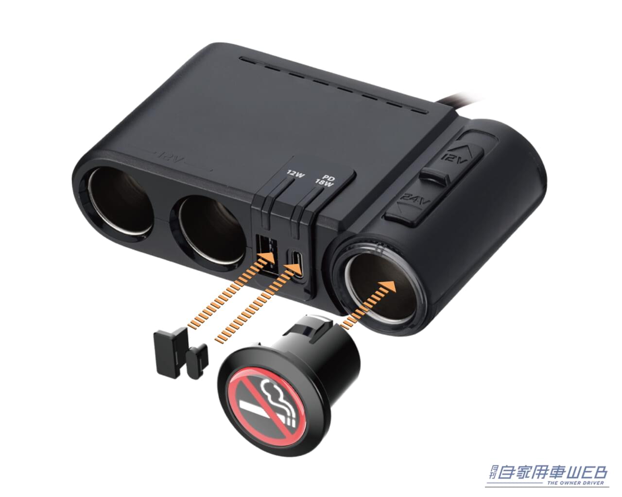  EXEA ソケットUSBキャップ EM-178の使用例｜「使ってないシガーソケット、放置してて大丈夫？」これは盲点だった！ USBポートもまとめて保護できる、500円以下の便利カー用品［EXEA EM-178］