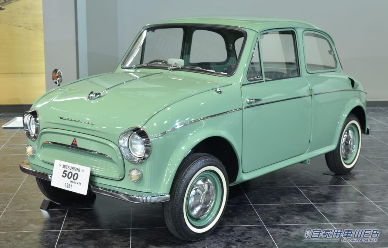 機能一点張りの無骨なデザインだった｜「66年前の小型車に、このスペックはヤバすぎ！」ミツビシ初の自社開発乗用車は、ガチで凄いクルマだった【三菱500】