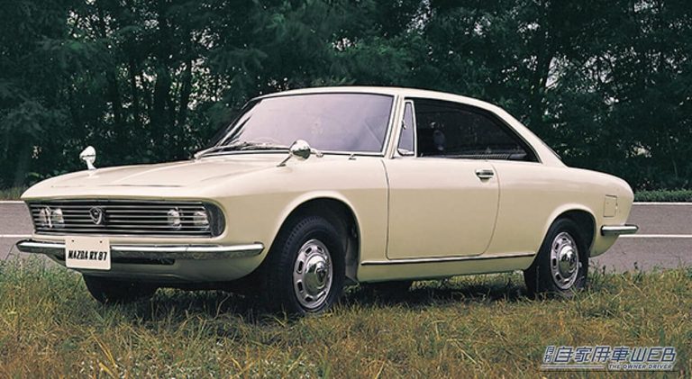 1967年の東京モーターショーで公開された試作車「RX87」｜「57年前のクルマとは思えない…」完成された美しさを持ったマツダの名車。先進技術を満載しながらも短命に終わった悲運の［ルーチェロータリークーペ］を紹介