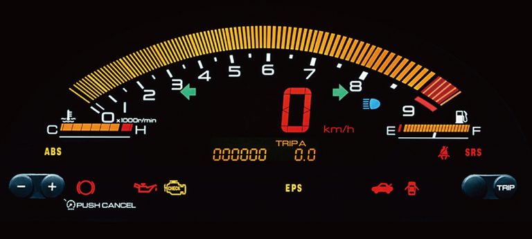 S2000のスピードメーター|「正気の沙汰じゃない! レブリミッター9000回転の咆哮」ホンダが27年前に本気で作った『公道を走るF1』、 S2000のヤバすぎる実力