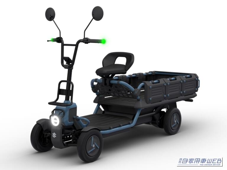 初代スズライドとともにJMS2023で登場し、今なおその進化版が待ち望まれているのが、より積載性に特化した「スズカーゴ」｜「スズキさん、市販化いつですか……？」免許返納後もこれなら乗りたい！ スズキが提案する4輪モビリティ「スズライド」「スズカーゴ」に期待