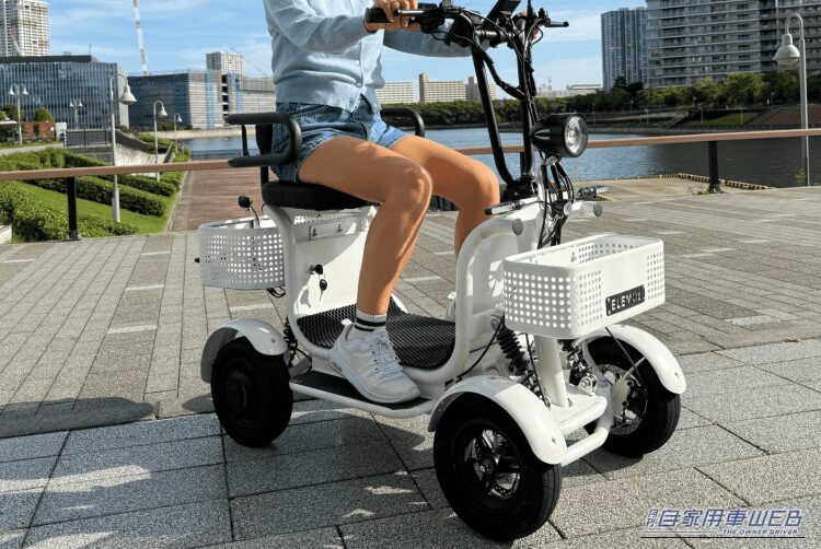 エレポーター|「42万8000円」「収納約72L・耐荷重150kg」「家庭用コンセントで充電」免許返納後もこれなら乗れる! 国の基準をクリアした4輪EV「エレポーター」