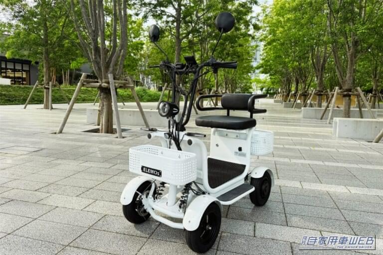 エレポーター|「42万8000円」「収納約72L・耐荷重150kg」「家庭用コンセントで充電」免許返納後もこれなら乗れる! 国の基準をクリアした4輪EV「エレポーター」