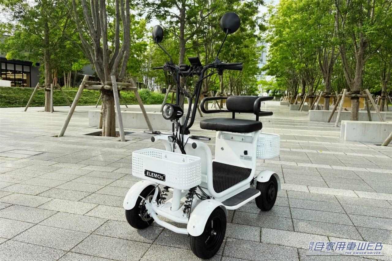 エレポーター｜「42万8000円」「収納約72L・耐荷重150kg」「家庭用コンセントで充電」免許返納後もこれなら乗れる！ 国の基準をクリアした4輪EV「エレポーター」