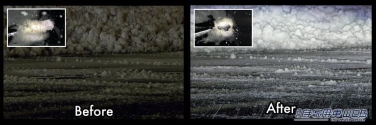 ゼロワイパー ヘッドライト用防雪フィルム｜雪道走行の恐怖「ライトの着雪」を秒で解決！電気も工具も使わないカーメイトの防雪フィルムが冬のドライブの救世主に